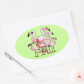 Flamboyance Ovale Sticker (Envelop)