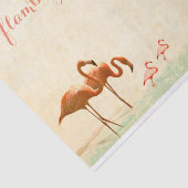 Flamboyance van Flamingos Flamingo  Style T Tissuepapier (Detail)