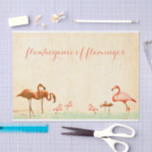 Flamboyance van Flamingos Flamingo  Style T Tissuepapier (Craft)