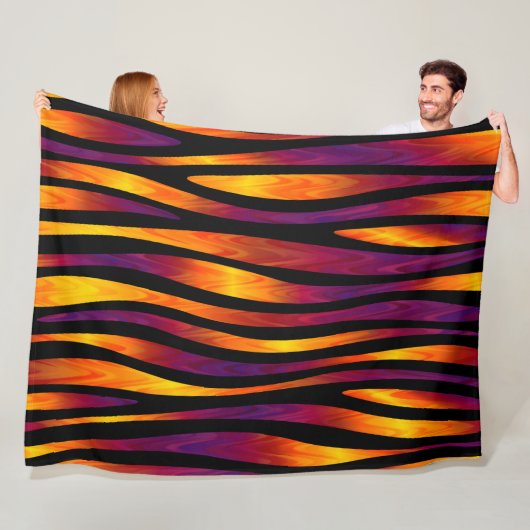 flamboyant fleece deken (In situ)