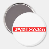 Flamboyant Stamp Magneet (Voorkant / Achterkant)