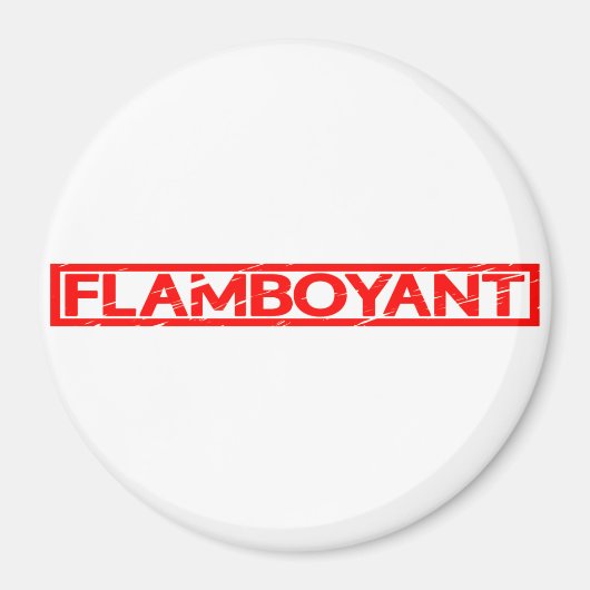 Flamboyant Stamp Magneet (Voorkant)
