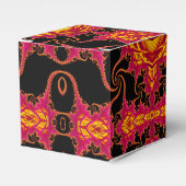 Flamboyante fractaal bedankdoosjes (Voorkant Zijde)