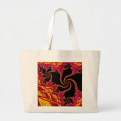 Flamboyante fractaal grote tote bag (Voorkant)