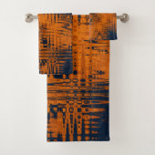 Flame.Abstract oranje patroon. Bad Handdoek (Insitu)