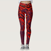 Flame Airbrush Leggings (Voorkant)