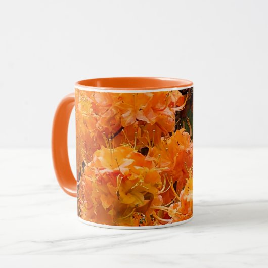 Flame Azalea Flowers Mok (Voorkant links)