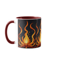 Flame Burst Art Mok
