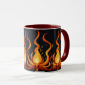 Flame Burst Art Mok (Voorkant rechts)