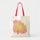 Flame CurliQ Tree Bag Tote Bag (Voorkant)