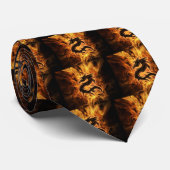 Flame Dragon Stropdas (Opgerold)