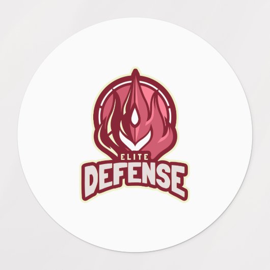 Flame Emblem Gaming Logo Pro Gameteam Logo Labels (Design 1)