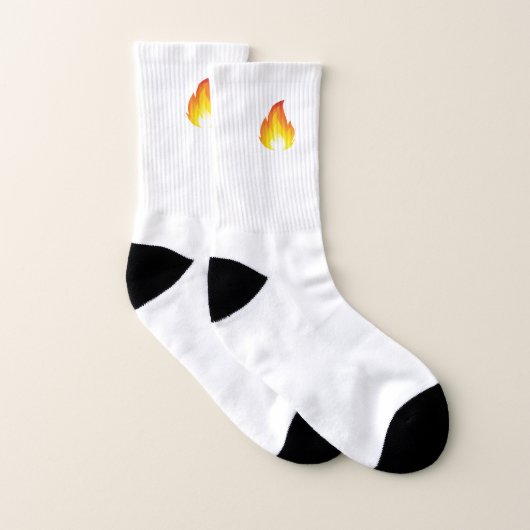 Flame Emoji Socks Sokken (Paar)