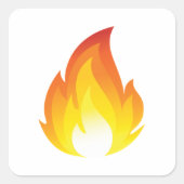 Flame Emoji Sticker (Voorkant)