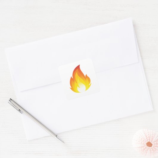 Flame Emoji Sticker (Envelop)