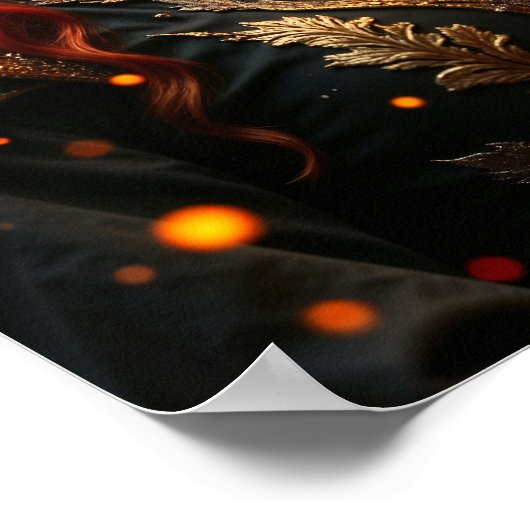 Flame Enchantress Fantasy Poster (Hoek)