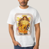 Flame Fairy brandweerman T-shirt (Voorkant)