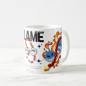 🔥Flame Fist Warrior Mug – Fire Anime Coffee Cup🔥 Koffiemok (Voorkant rechts)