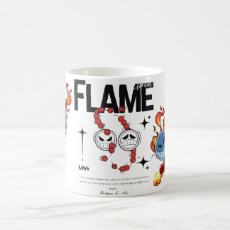 🔥Flame Fist Warrior Mug – Fire Anime Coffee Cup🔥 Koffiemok