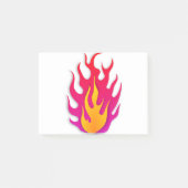 Flame Flammable Hot Fire Burning Post-it® Notes (Voorkant)