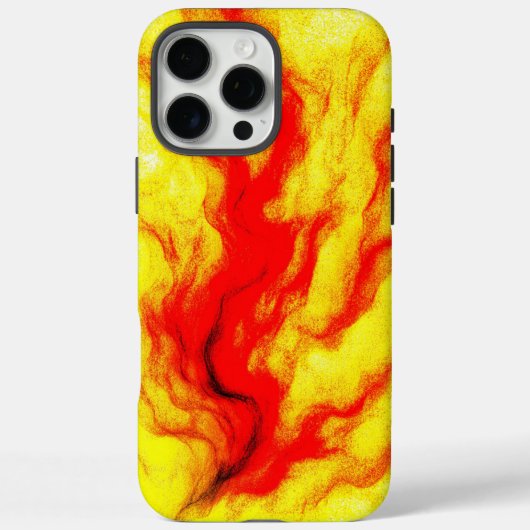 Flame Flow – Abstract vuur geïnspireerd Case-Mate iPhone Case (Achterkant)