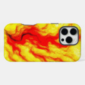 Flame Flow – Abstract vuur geïnspireerd iPhone Hoesje (Achterkant horizontaal)