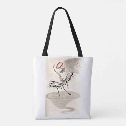 Flame & Flow-Tas Tote Bag (Achterkant)