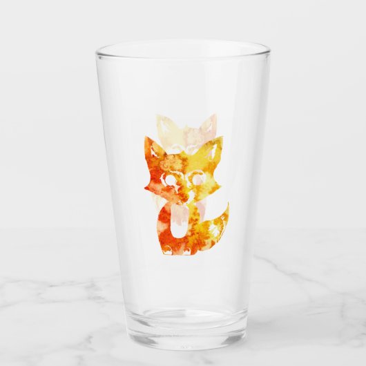 Flame Fox Glas (Voorkant)