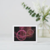 Flame Fractal 01 (grenswaarde) Visitekaartje (Staand voorkant)