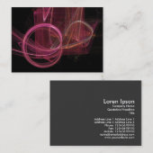 Flame Fractal 01 Visitekaartje (Voorkant / Achterkant)