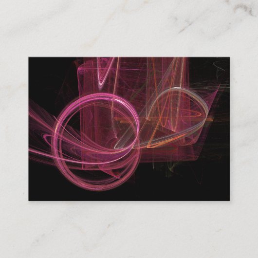 Flame Fractal 01 Visitekaartje (Voorkant)