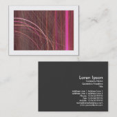 Flame Fractal 02 (grenzend) Visitekaartje (Voorkant / Achterkant)