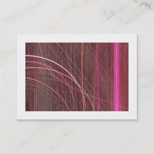 Flame Fractal 02 (grenzend) Visitekaartje (Voorkant)