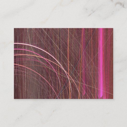 Flame Fractal 02 Visitekaartje (Voorkant)