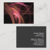 Flame Fractal 03 Visitekaartje (Voorkant / Achterkant)