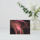 Flame Fractal 03 Visitekaartje (Staand voorkant)