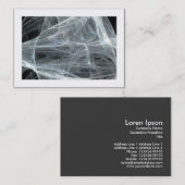 Flame Fractal 04 (grenzend) Visitekaartje (Voorkant / Achterkant)