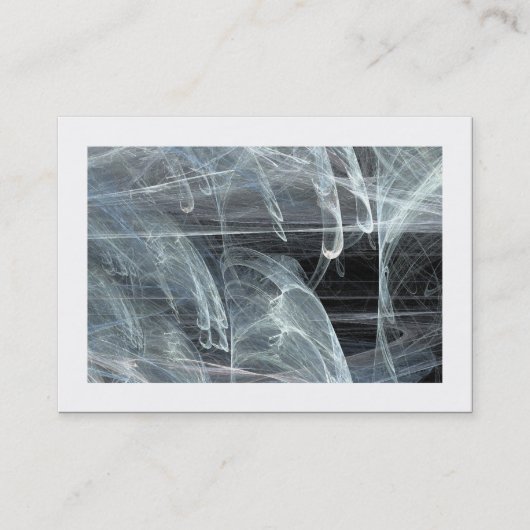 Flame Fractal 05 (grenswaarde) Visitekaartje (Voorkant)