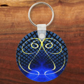 Flame Fractal 45 Sleutelhanger (Voorkant)