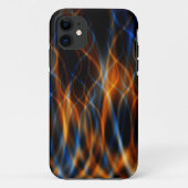 Flame Fractal iPhone Case (Achterkant)
