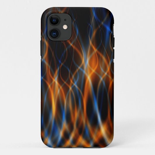 Flame Fractal iPhone Case (Achterkant)