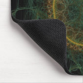 Flame Fractal Mousepad Muismat (Hoek)