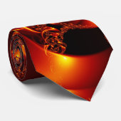 Flame fractal stropdas (Opgerold)