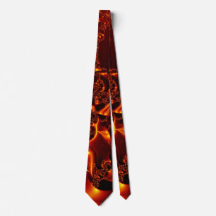 Flame fractal stropdas