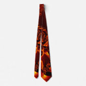 Flame fractal stropdas (Achterkant)
