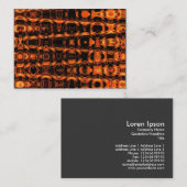 Flame Fractal Wave Patroon Visitekaartje (Voorkant / Achterkant)