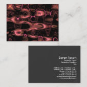 Flame Fractal Waves 01 Visitekaartje (Voorkant / Achterkant)