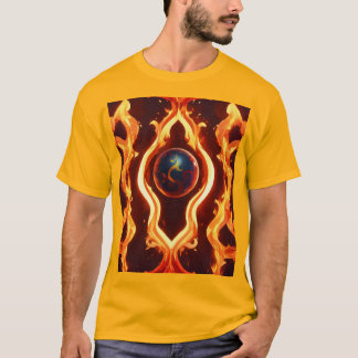 Flame Fusion: Druk je dromerige stijl uit met gril T-shirt