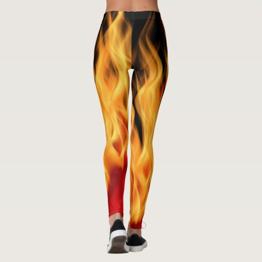 Flame Fusion Leggings: Ontsteek je stijl Leggings (Achterkant)
