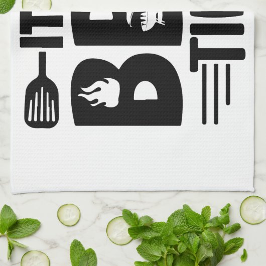 Flame-grilled Delight Theedoek (Gevouwen)